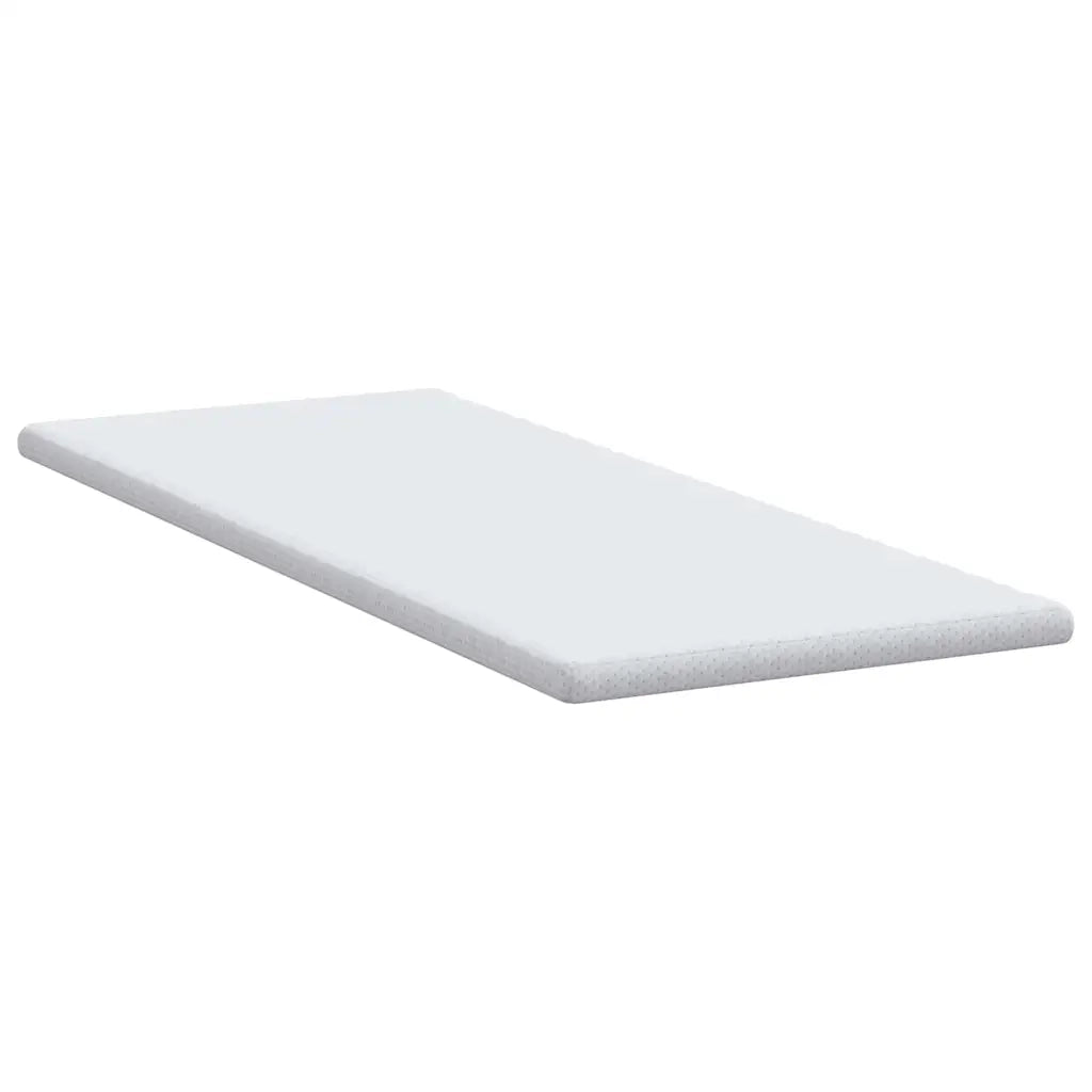 Topper per materasso Bianco 80 x 200 cm Tessuto Jacquard 4106188