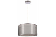 Lampada a sospensione Martina Ø40cm E27 60W cromo