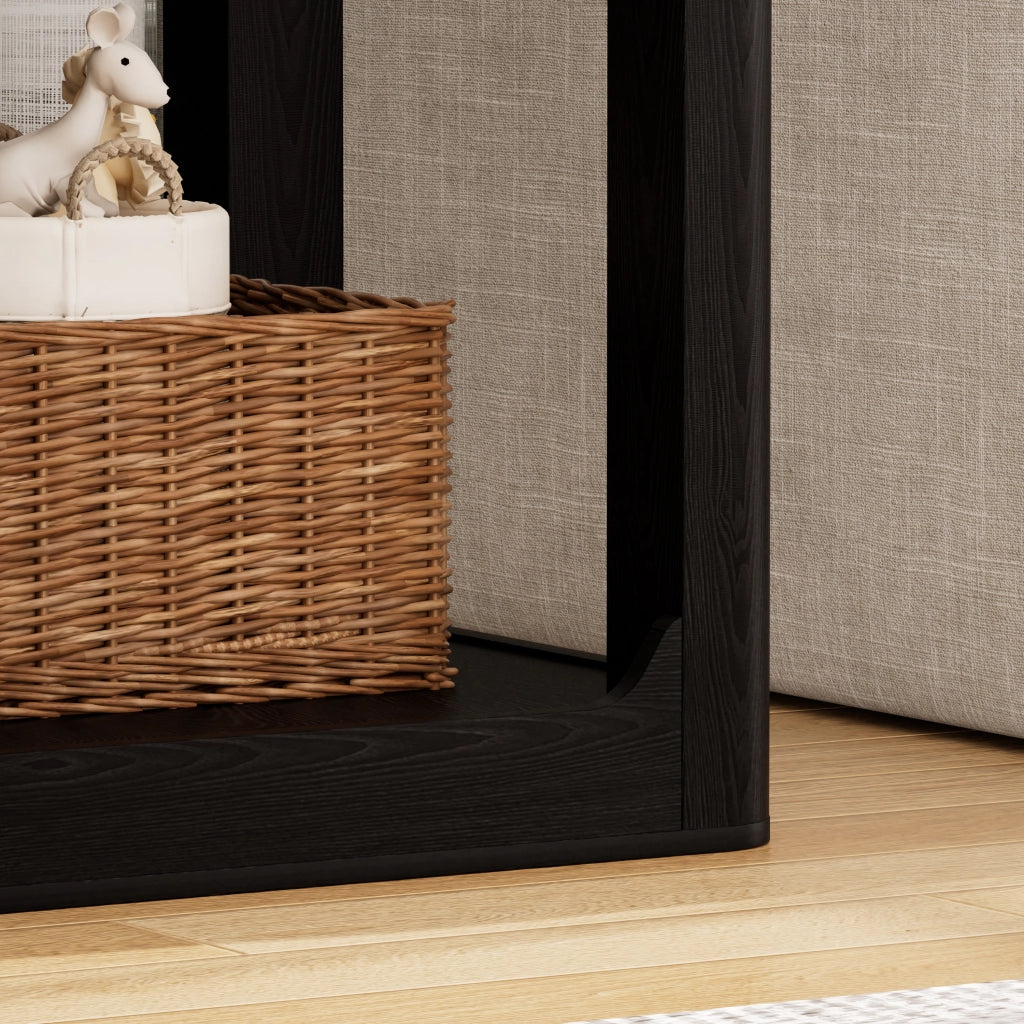 TAVOLINI Set da 2 pezzi in MDF Nero