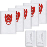 Set di sacchi per aspirapolvere con tipo FJM e S8340 | Set di 5 sacchi, 2 filtri di protezione del motore e 2 filtri di aspirazione