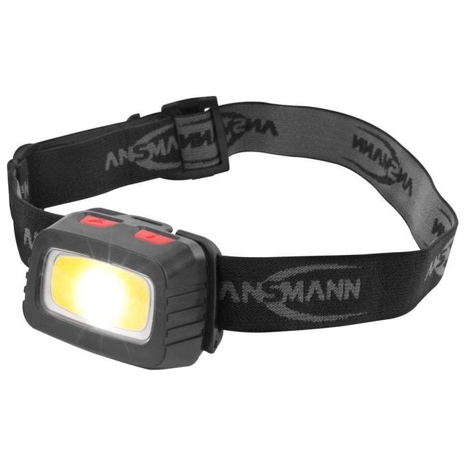 Ansmann HD200B Torcia a Fascia LED 200 lm 3 W IP44 autonomia 17 h 3x AAA colore Nero Grigio
