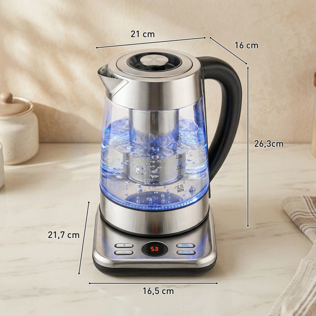 Bollitore Elettrico ¨C zephmum ¨C 1.7L 2200W con infusore