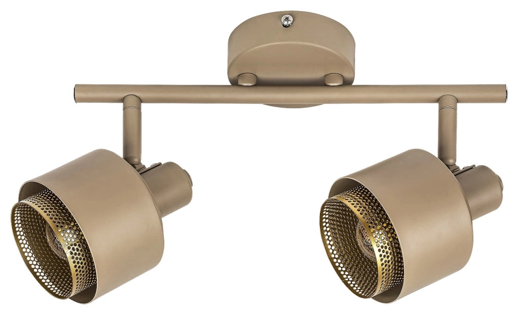 Faretto plafoniera 2 luci E14 bronzo/oro Fedora Rabalux 3548