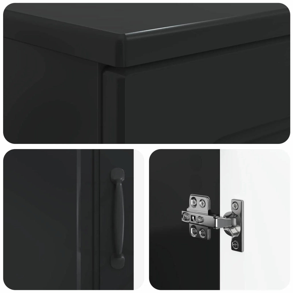Set di Armadi da Bagno da 2 Pezzi UTRECHT Nero 3417649