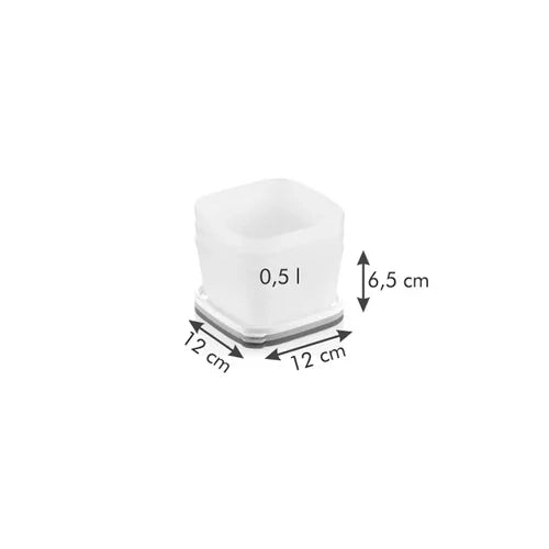 CONTENITORI IGIENICI PER FREEZER 'PURITY' 1 lt - 3 pezzi - TESCOMA