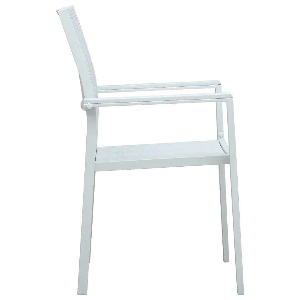 Set da Pranzo da Giardino 9 pz Bianco 3099262
