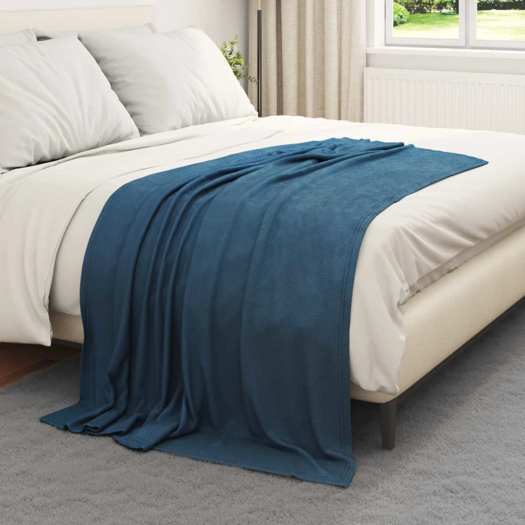 Coperta Blu navy 170 x 130 cm Panno