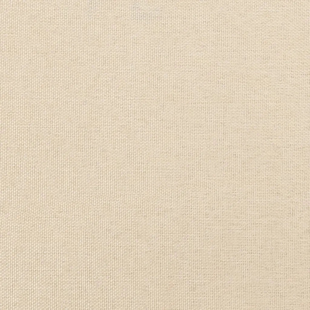 Testiera ad Orecchio Crema 163x16x118/128 cm in Tessuto 3119591