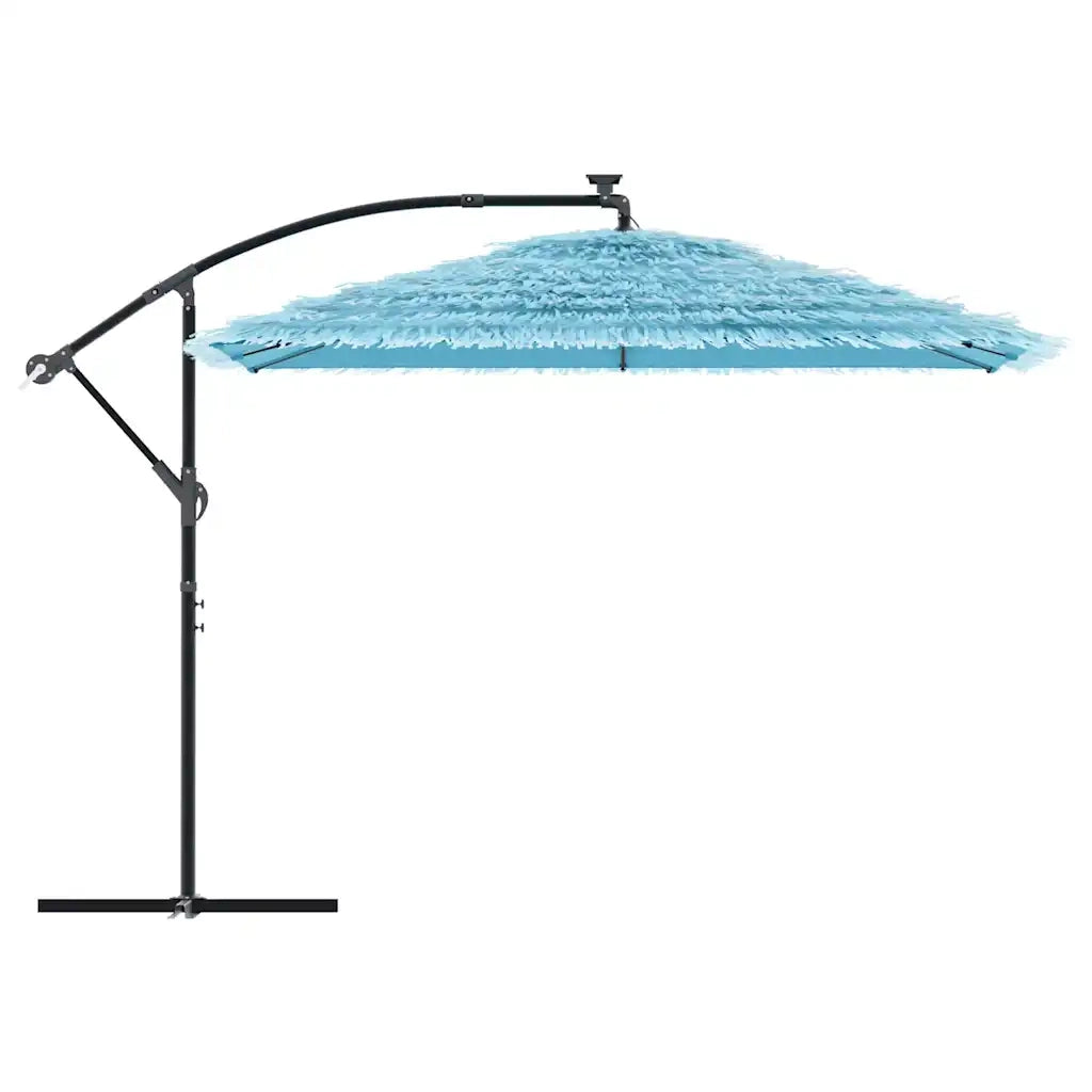 Ombrellone Giardino con Palo in Acciaio Blu 290x290x238 cm 4005083