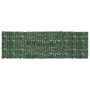 Paravento da Balcone con Foglie Verde Scuro 500x150 cm 315493