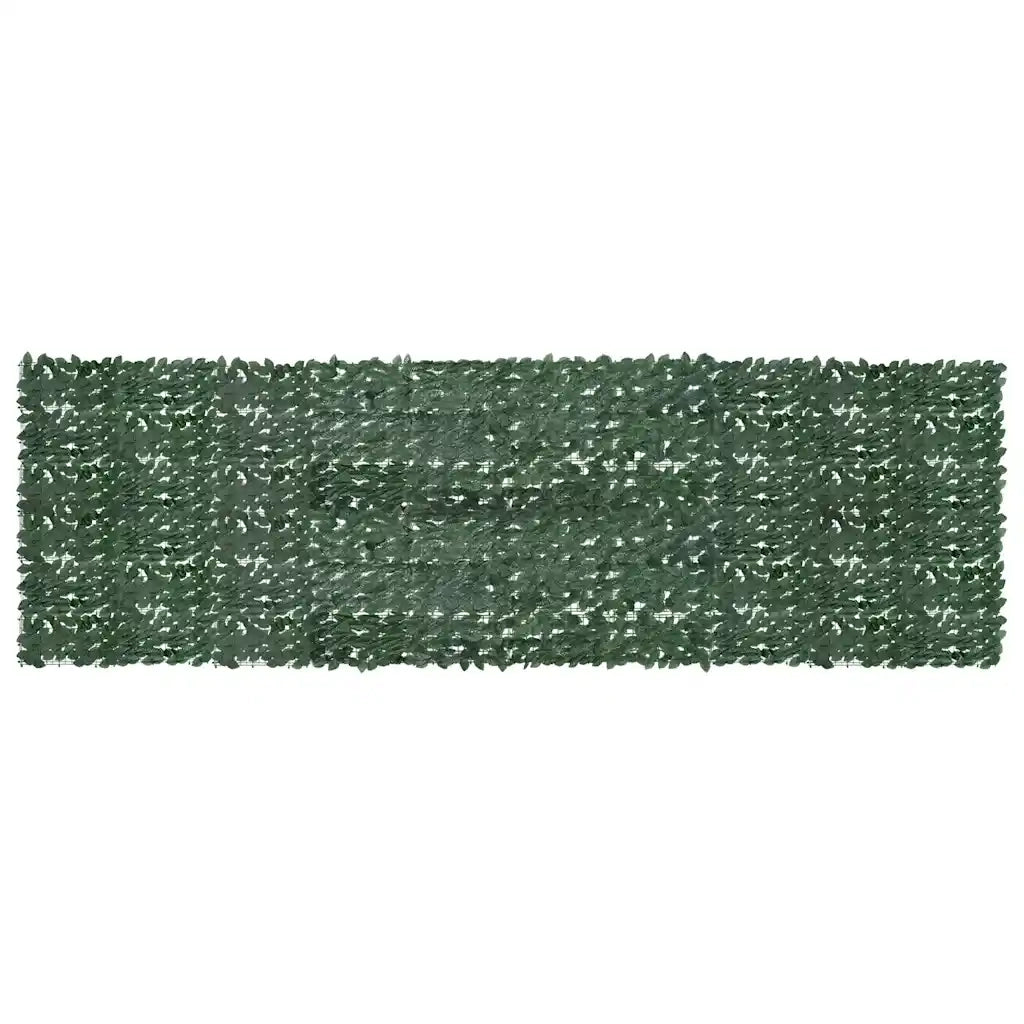 Paravento da Balcone con Foglie Verde Scuro 500x150 cm 315493