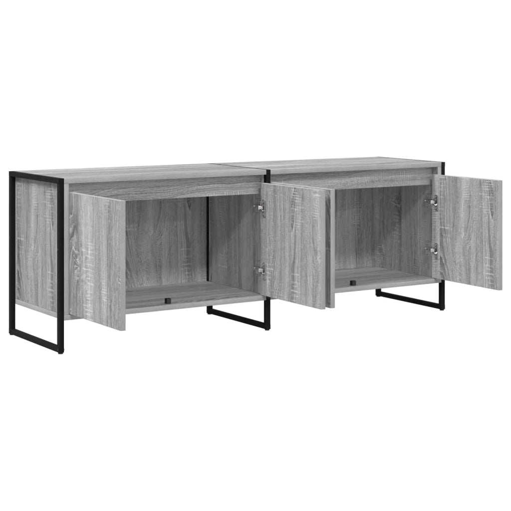 Mobile TV Grigio Sonoma 140 x 36 x 49.5 cm Legno multistrato 886513