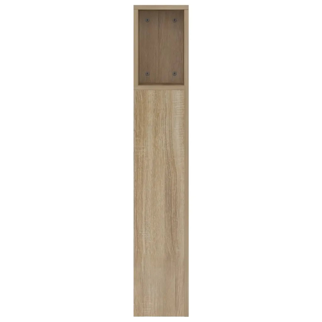 Testiera con Scomparti-Testata del letto Rovere Sonoma 160x18,5x104,5 cm