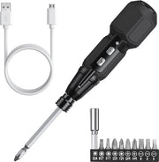 Mini set di chiavi a batteria 13 in 1 - set di chiavi a batteria ad alta precisione - 10 chiavi a batteria - chiave a batteria magnetica con meccanica fine e luce LED