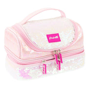 girabrilla puffer lunch box white perlescent