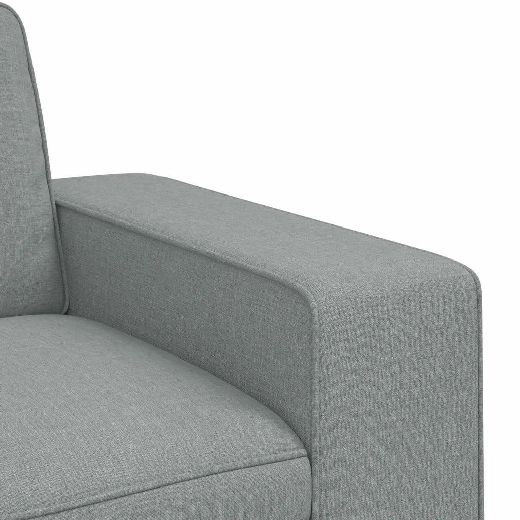 Set di divani 2 pcs Grigio chiaro 222 x 80 x 82 cm Tessuto 3407588