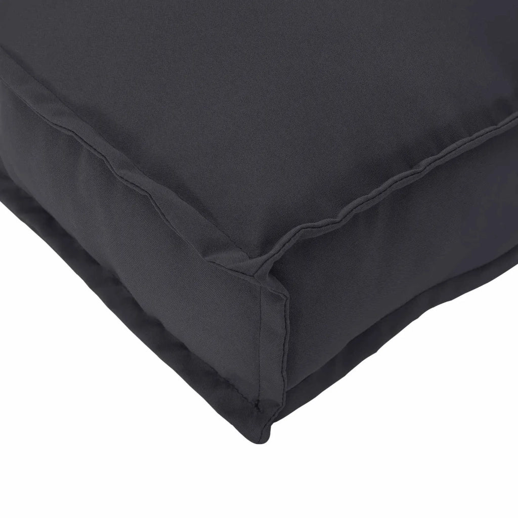 Cuscino Nero 120 x 80 x 12 cm Tessuto Oxford 42001572