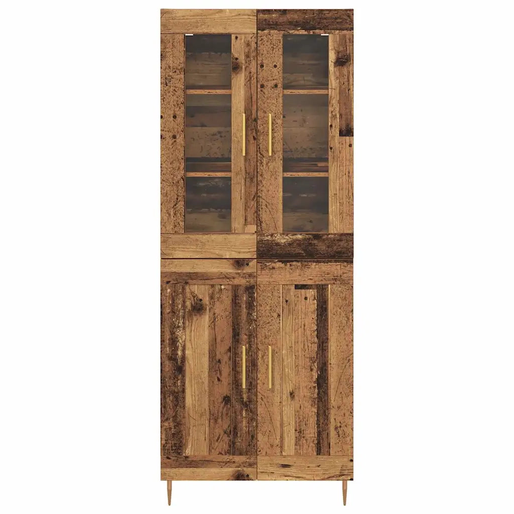 Credenza 2 pcs Legno vecchio Legno multistrato 3415820