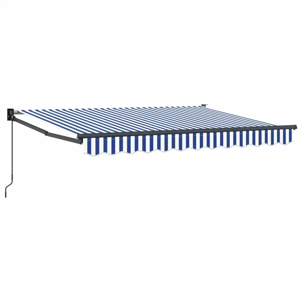 Tenda retrattile Blu e Bianco 2,5 x 2 m