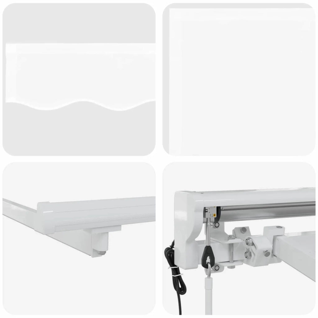 Tettuccio Elettrico Retrattile Bianco 4 × 3 m 3421365