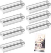 Supporti trasparenti per cartelle - formato A6/A7 - 7 pezzi - Acrylo - 10 x 3 x 2 cm