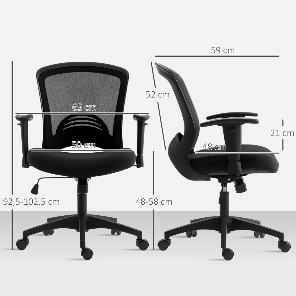 Sedia da ufficio rete ¨C Minimal ¨C nero
