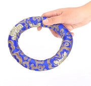 Cuscino di suono 16 cm - Adatto per campane di suono da 7-10 pollici - Soffice e confortevole - Tela broccato - Elegante aspetto - Buona finitura - Cuscino per meditazione