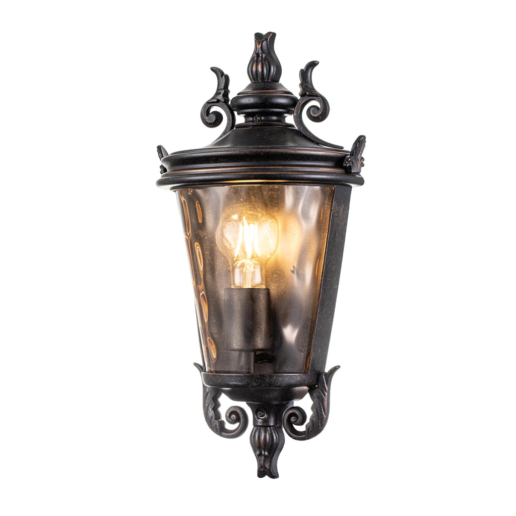 Applique esterna Baltimore Elstead E27 60W bronzo anticato