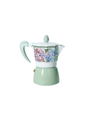 Caffetteria flora tre tazze alluminio