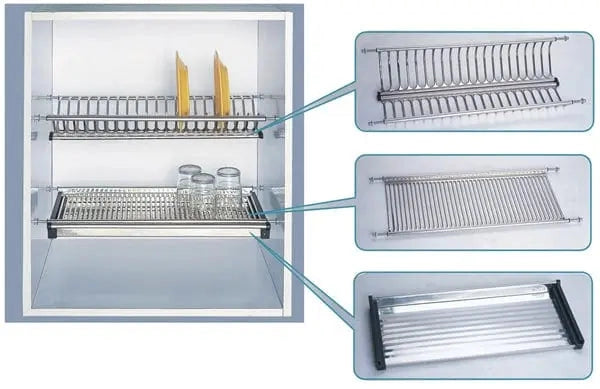 Scolapiatti acciaio inox diverse misure Taglia: CM 56