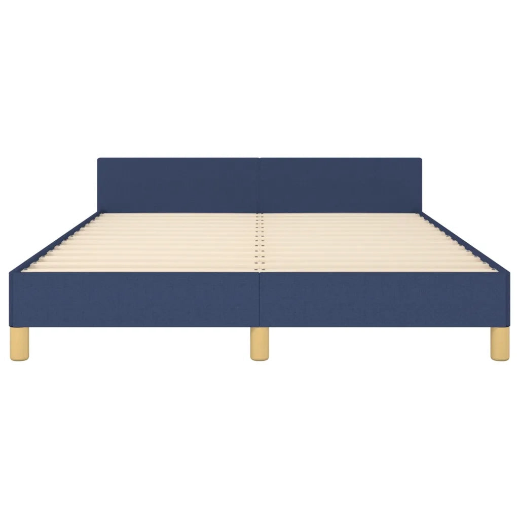 Giroletto senza Materasso Blu 140x200 cm in Tessuto