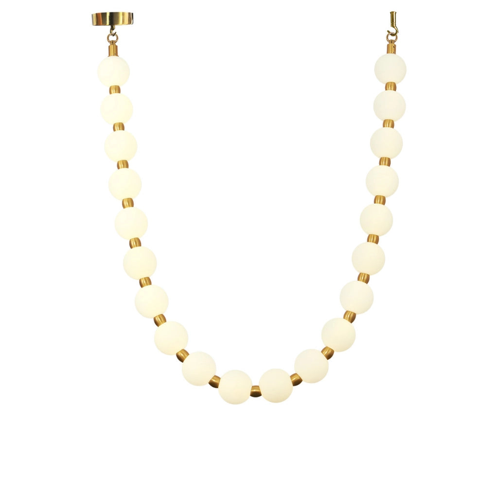 Lampada a soffitto Dorado Rope 2m oro acrilico LED CCT