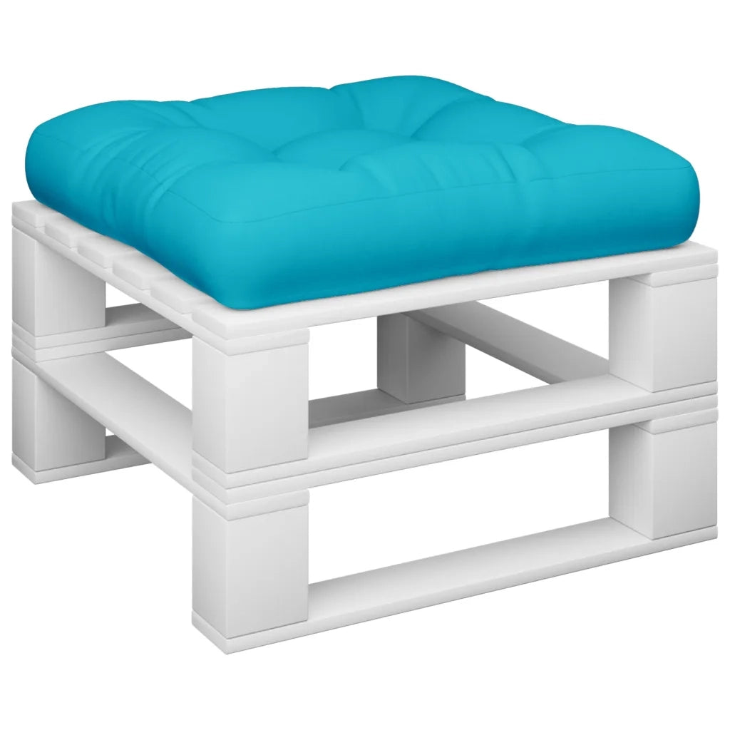 Cuscino per pallet | Cuscini per sedie Turchese 58x58x10 cm in Tessuto Oxford