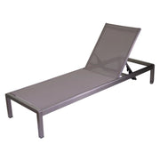 Lettino alluminio anodizzato seattle cm 197x64h30