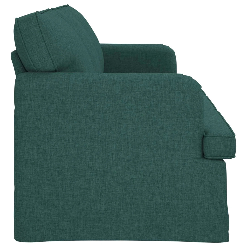 Divano Verde Scuro 201 x 80 x 85 cm Tessuto