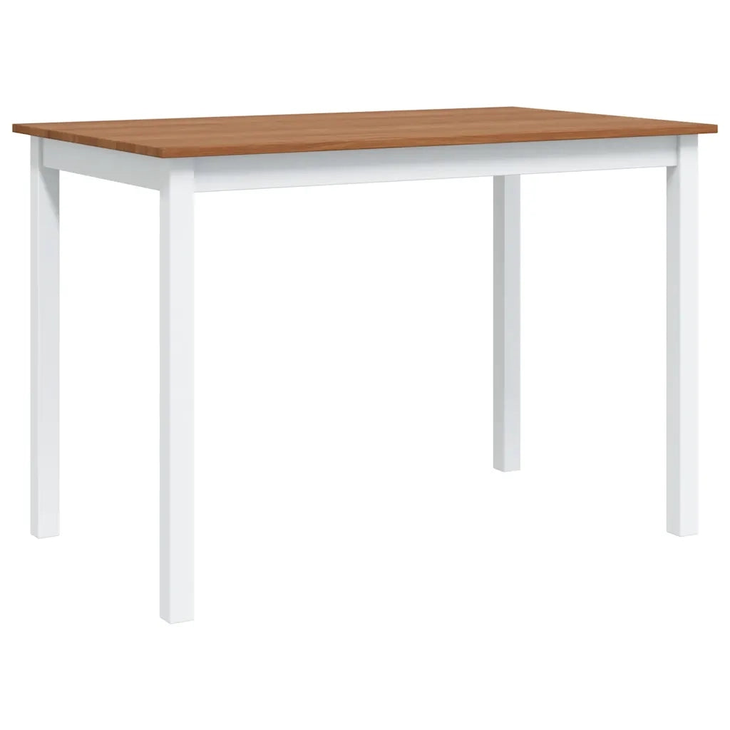 Set da Pranzo 5 pz Marrone e Bianco 240884
