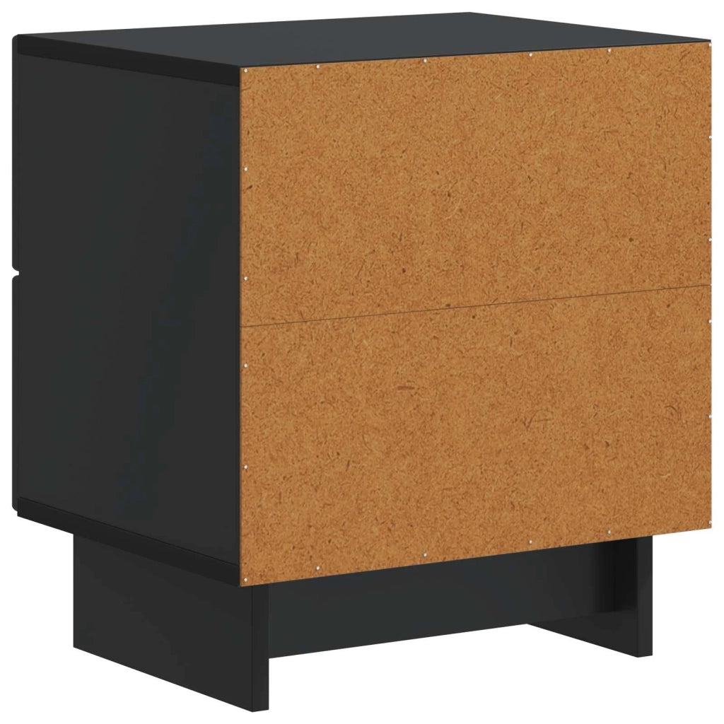 Armadio da Notte Nero 43 x 34,5 x 47,5 cm Legno ingegnerizzato 893837