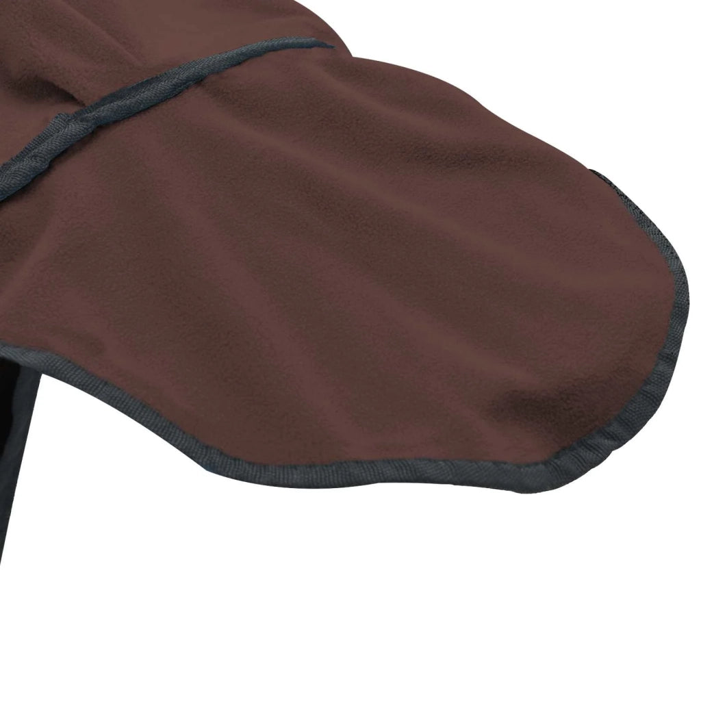 Coperta per Cavalli Marrone Scuro Completo 135 cm Poliestere 42013273