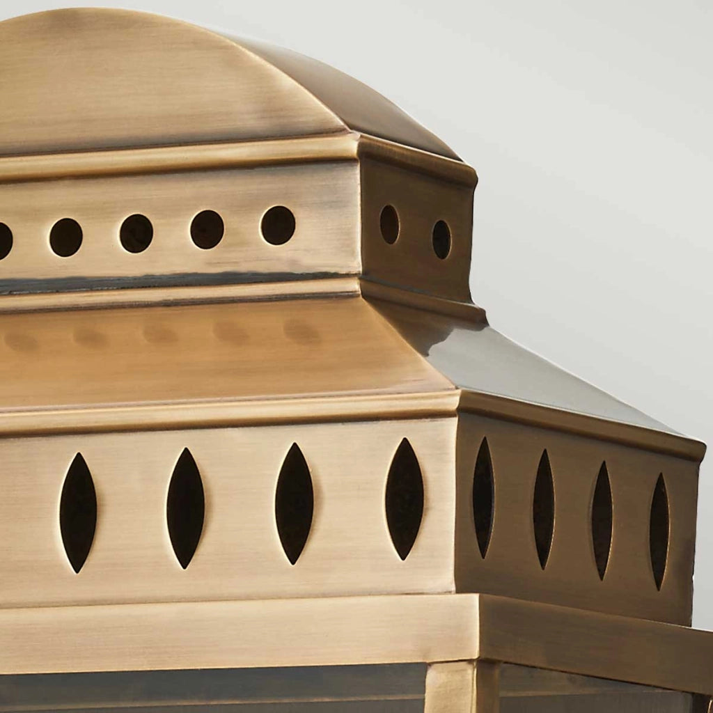 Applique esterna ottone anticato E27 IP44 Elstead Mansion