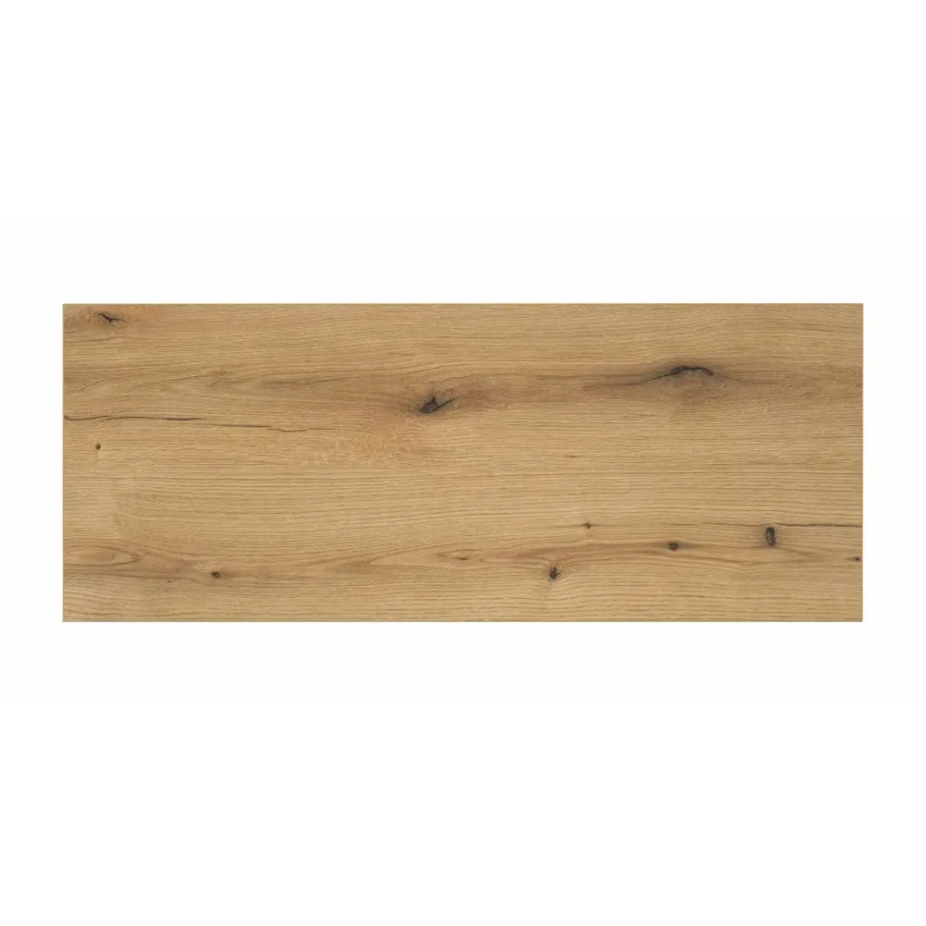 Piano lavabo VANO – Colore quercia – L120 × P40 × H2 cm – Da appoggiare