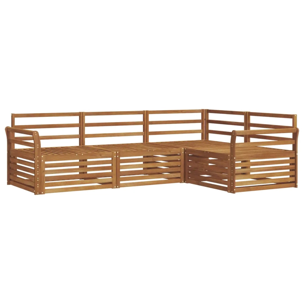 Set di divani da esterno 4 pcs Naturale 3373379