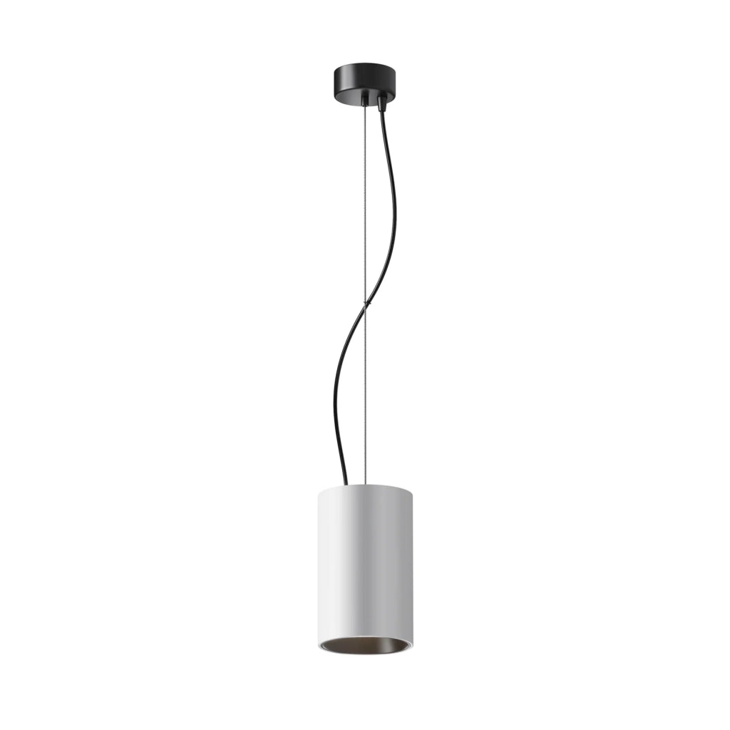 Maytoni Sospensione Efir 1 luce LED integrato bianco alluminio