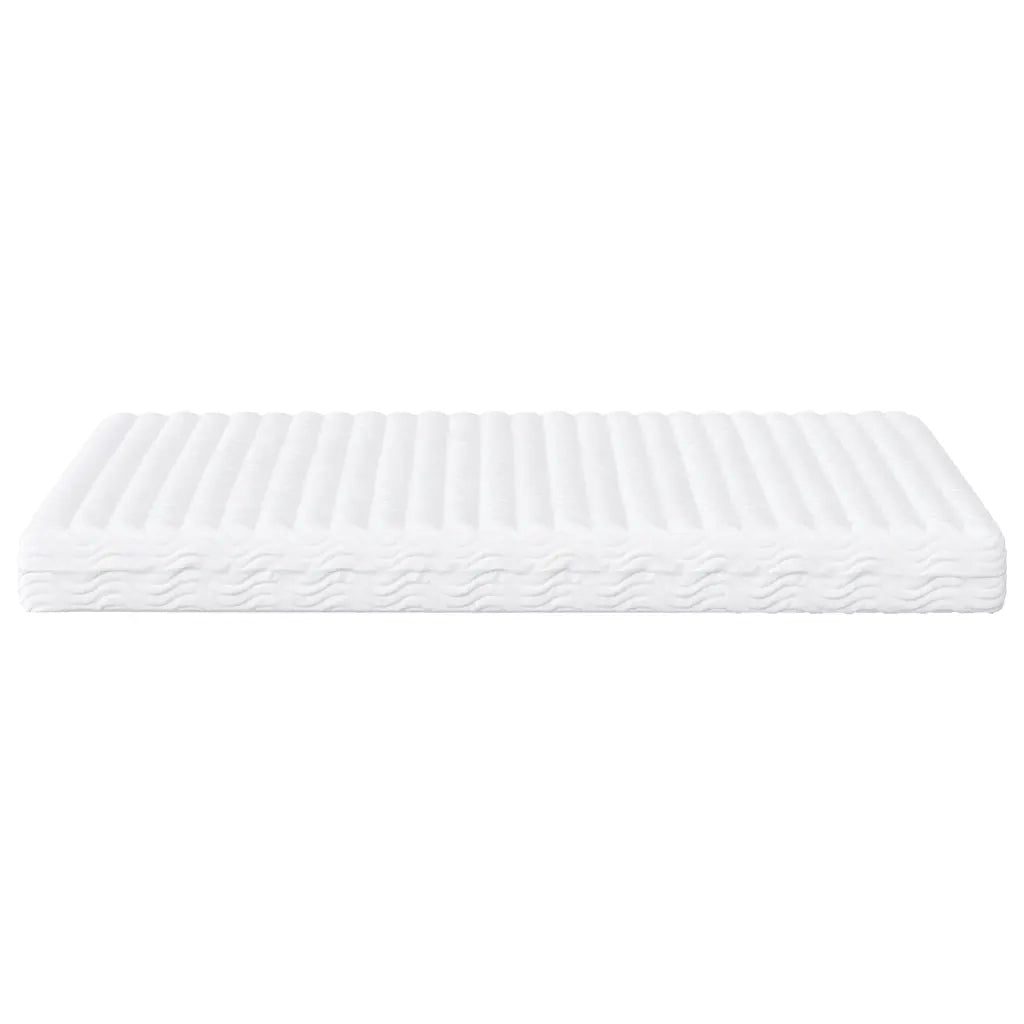 Materasso in Schiuma Bianco 160x220 cm Durezza H2 H3 4016643