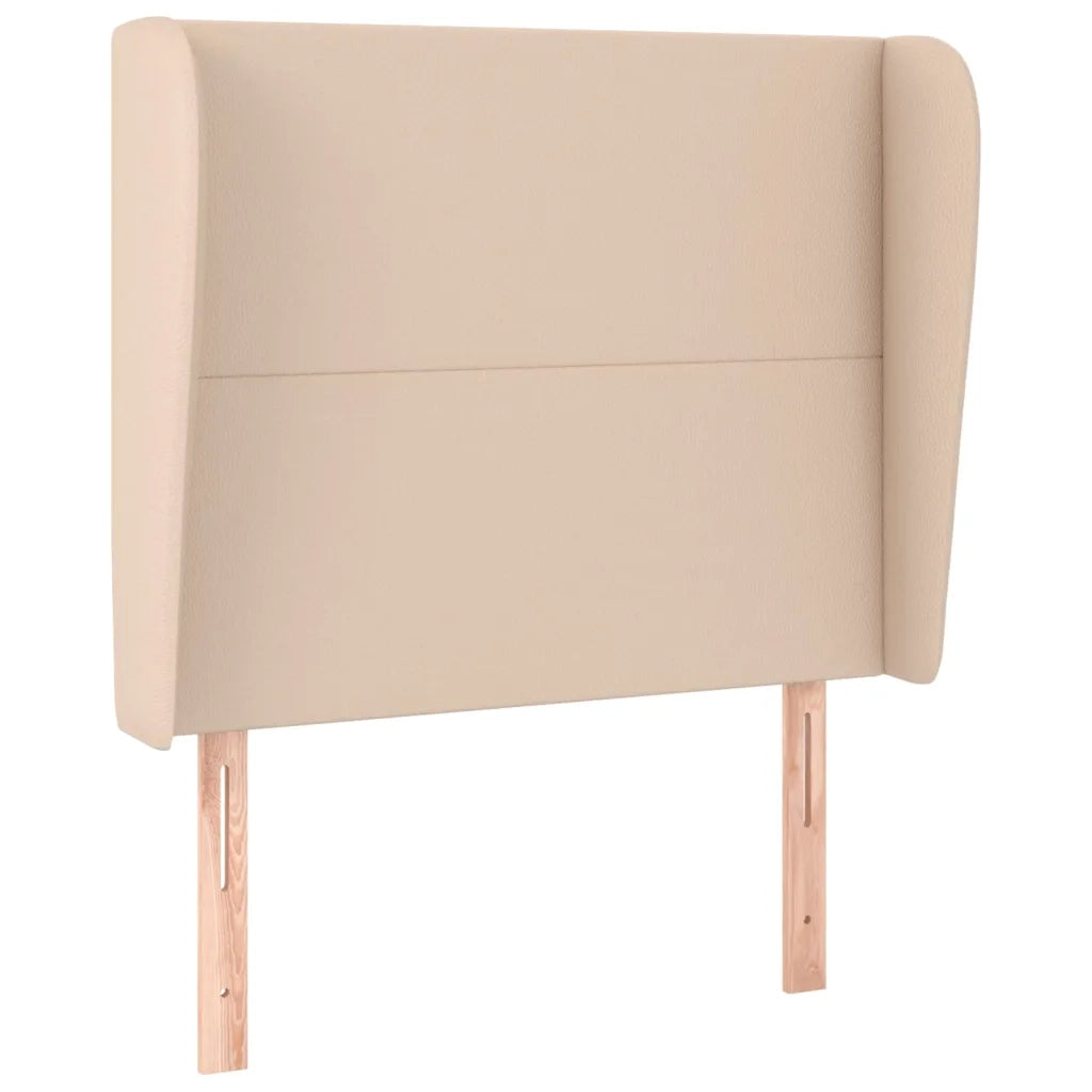 Testiera ad Orecchio-Testata con Orecchie Cappuccino 103x23x118/128 cm in Similpelle 453055