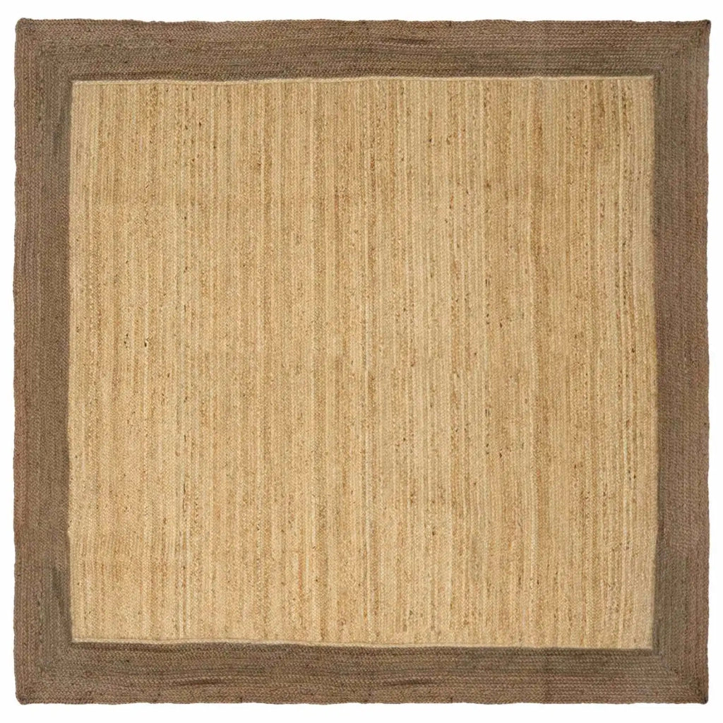 Tappeti per area Naturale e Grigio 200 x 200 cm Juta 42010674