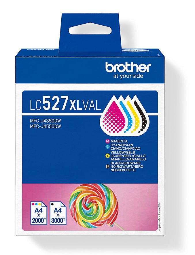 Kit 4 cart 1 cart x col mfcj4350dw - LC527XLVAL