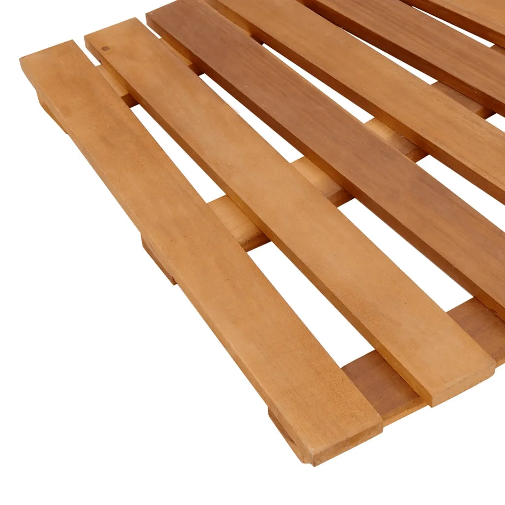Bordo per Spa Nero in Polyrattan e Legno Massello di Acacia 365612