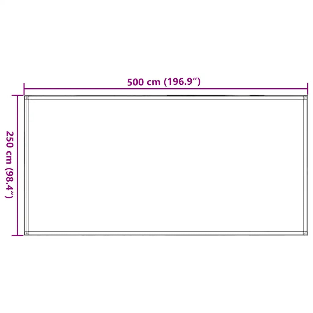 Tappeto da Tenda | Tappeto da campeggio 250x500 cm Marrone