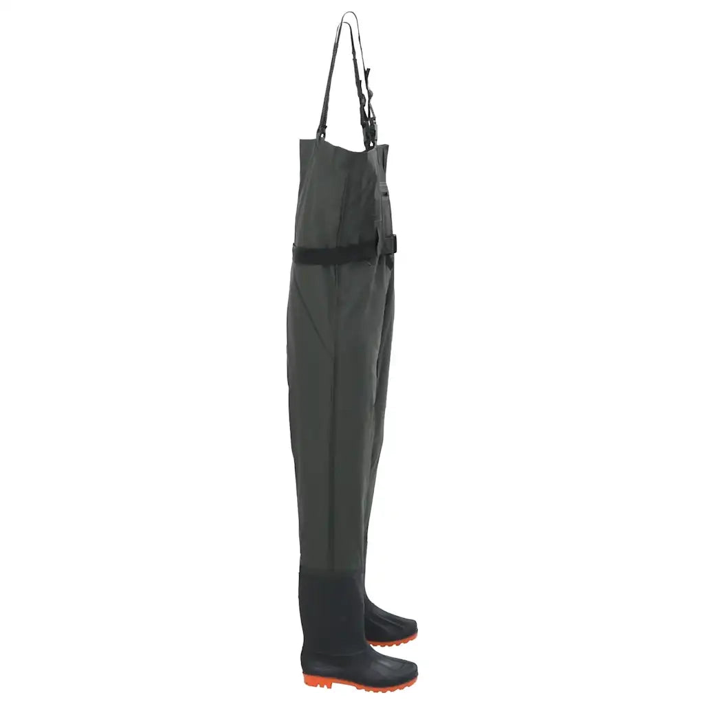Wader con Stivali e Cintura Verde Scuro Taglia 46 4016998