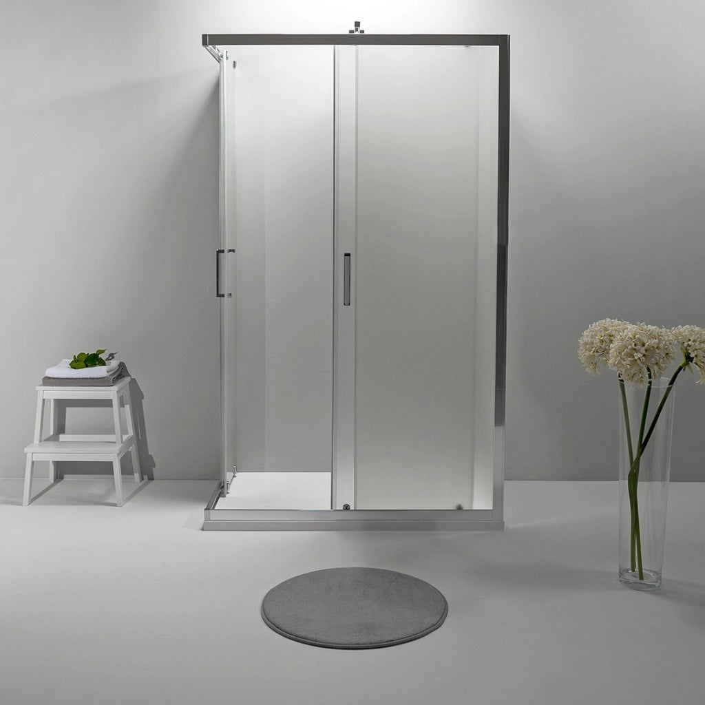 Box Doccia Elite Tre Lati 80x100x80 Cm Scorrevole Opaco